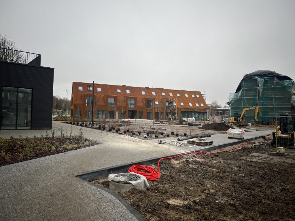 Sendvario dvaras Mokyklos 33 (Mokyklos g. 33) - Food services, Hotel, Office center, Shopping center - construction photos