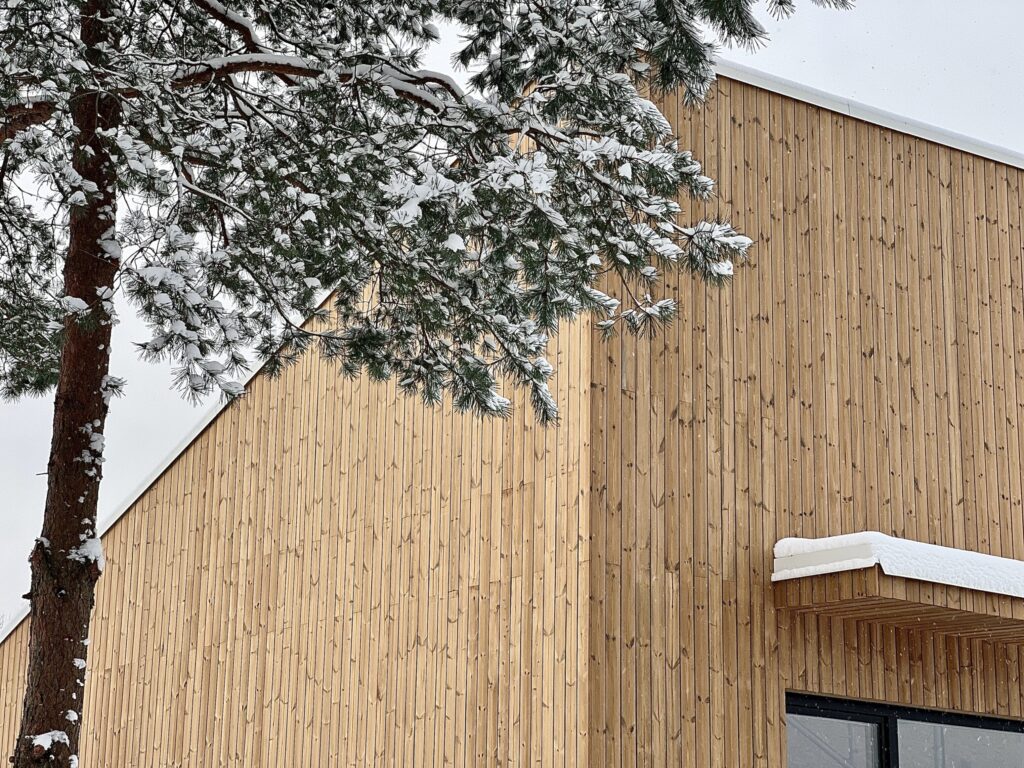 Live in wood (Šumsko g. 312, 314, 316, 318) - Private house community - construction photos