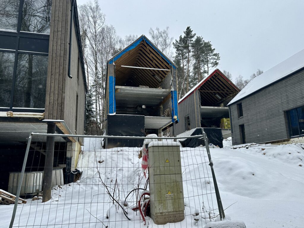 Pupojų g. 32, 34 (Pupojų g. 32, 34) - Private house community - construction photos