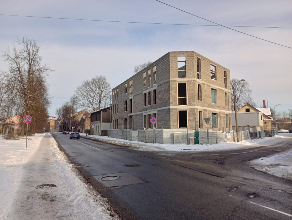 Vēja 33 (Vēja iela 33) - Multi apartment - construction photos