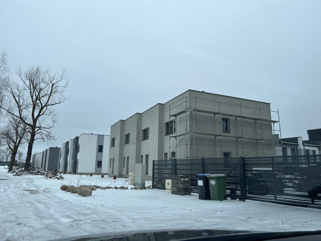 Dituvos kvartalas 6 etapas (Vorupės g. 33, 35) - Rindu mājas - būvdarbu attēli