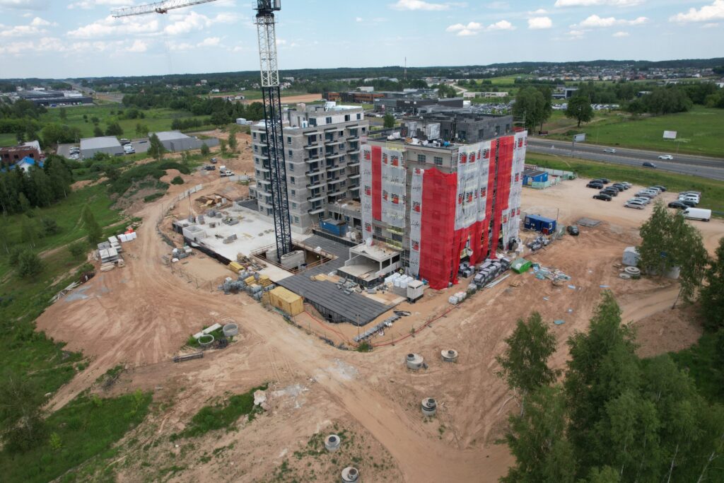 Lake Town 1 etapas (Duisburgo g. 1) - Daugiabutis - statybų nuotraukos