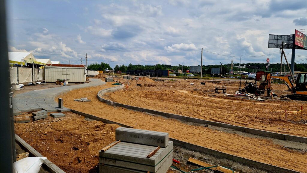 Paneriškių gatvės atkarpa iki Gariūnų g (Paneriškių g.) - Bike path, Street - construction photos
