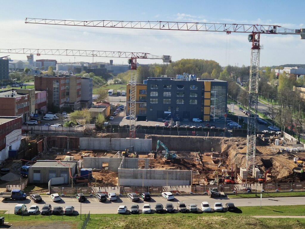 Aerocity Dariaus ir Girėno g. 40 (Dariaus ir Girėno g. 40) - Office center, Sports arena - construction photos