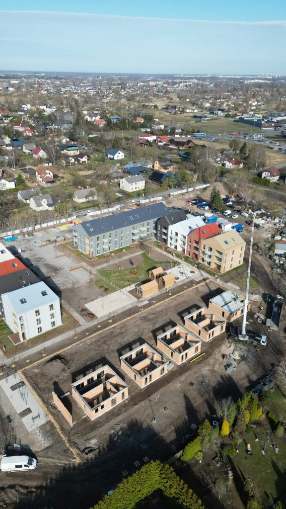 Muuna - 5.kārta (Gaujas iela 5, Mārupe) - Row housing - construction photos