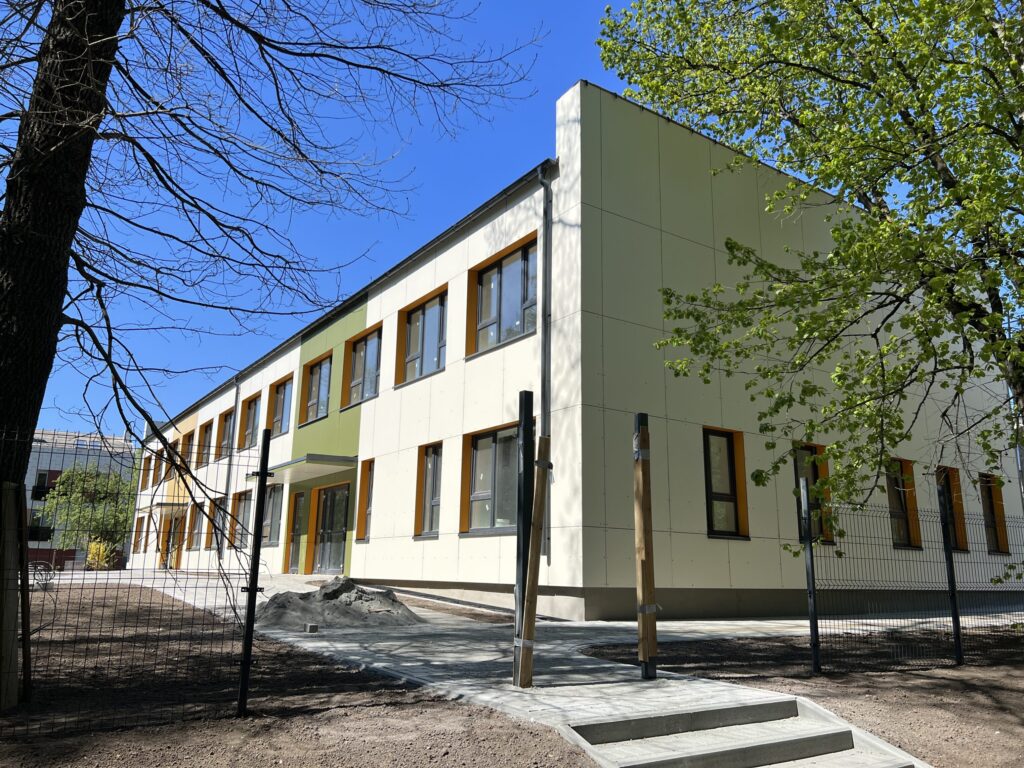 Vaikų darželis "Svirpliukas" (Liepų g. 43A) - Science institution - construction photos