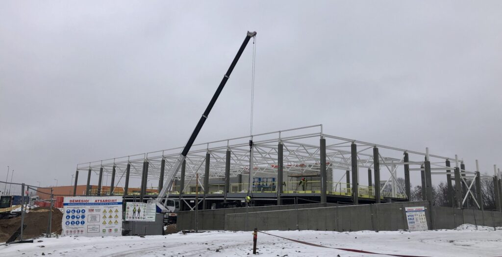 LIDL Liepkalnio g. 102A (Liepkalnio g. 102A) - Food store - construction photos