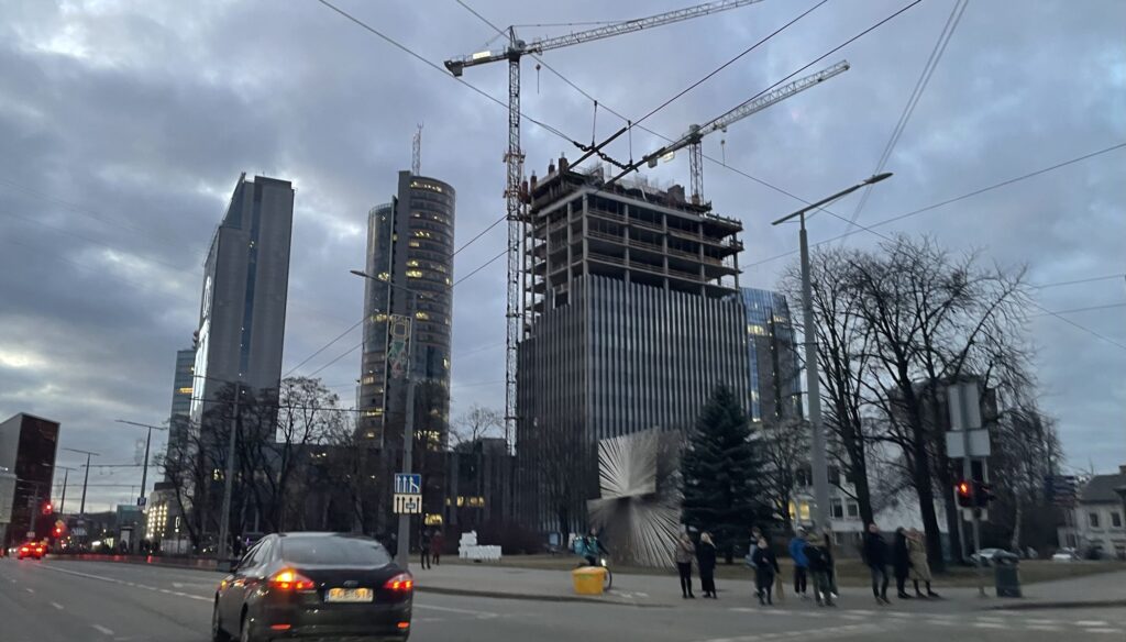 FLOW (Lvovo g. 21A) - Office center - construction photos