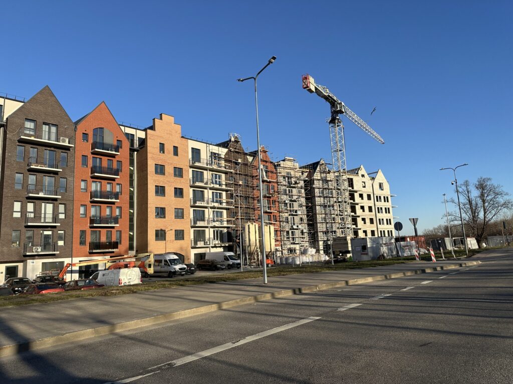 Klaipėdos Holivudas 2 etapas (J, I, H namai) (Kretingos g. 10) - Daugiabutis - statybų nuotraukos
