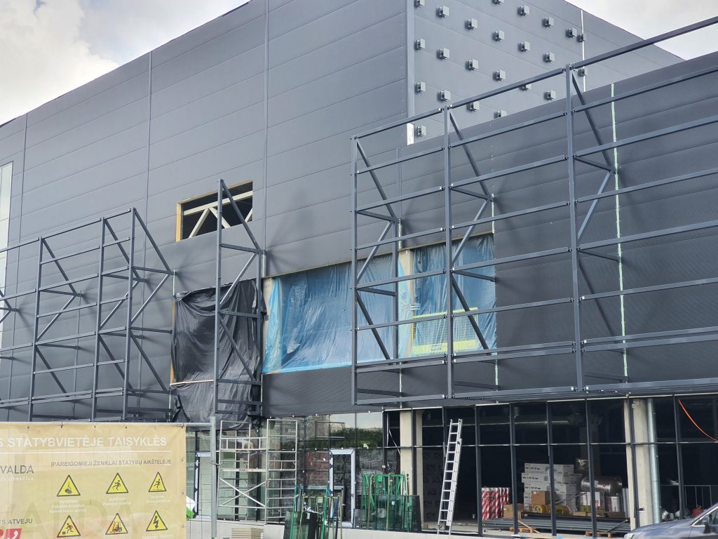 PC PIKAS (Ukmergės g. 221) - Shopping center - construction photos