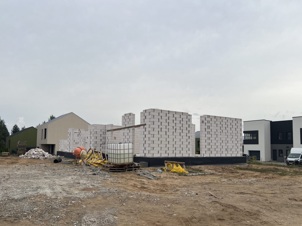 J. Bretkūno g. 30, 32, 44, 46, 48 (J. Bretkūno g. 30, 32, 44, 46, 48) - Row housing - construction photos