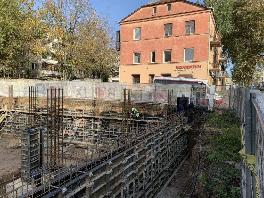 Star House (Kalvarijų g. 126A) - Multi apartment - construction photos