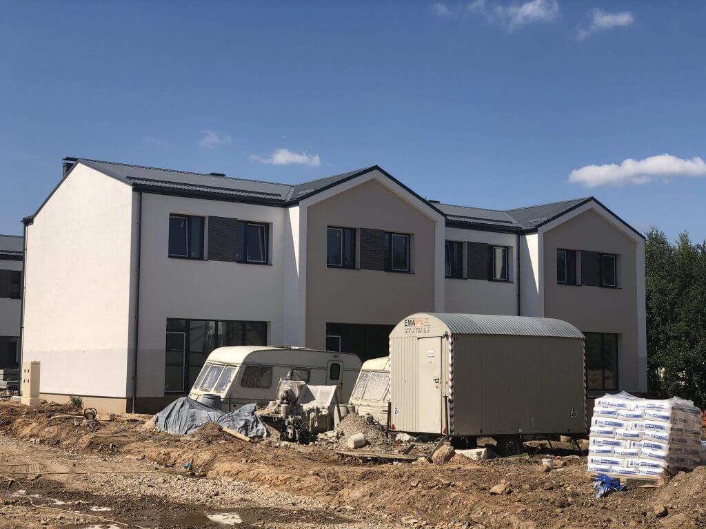 Pavilnio namai (P. P. Būčio g. 1, 2, 4, 5, 6, 7, 8, 9, 10, 11, 12, 13, 14, 16) - Row housing - construction photos