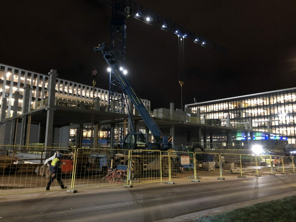 Saltoniškių 7 (S7) 4 etapas (Saltoniškių g. 7C) - Office center - construction photos