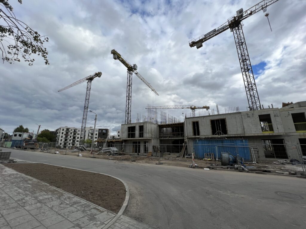 Žvėryno City (Paribio g. 12) - Multi apartment - construction photos