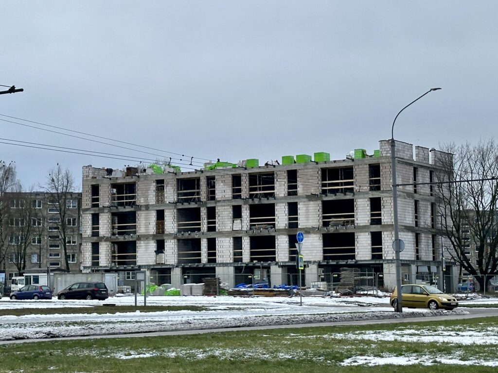 Skandea (V. Krėvės pr. 28B) - Multi apartment - construction photos