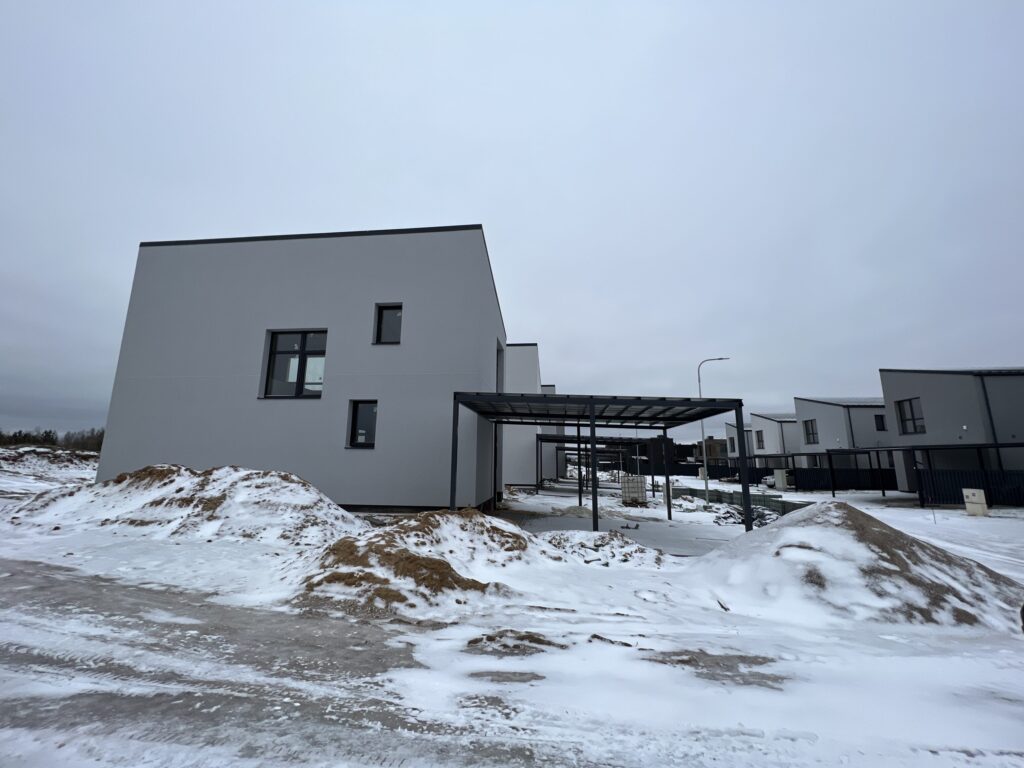 Girdavos g. 20, 22, 24, 26, 28 (Girdavos g. 20, 22, 24, 26, 28) - Private house community - construction photos