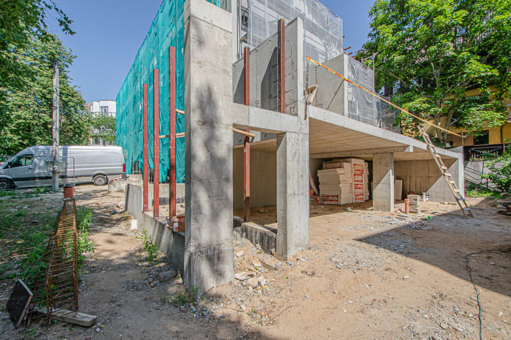 Lūšių 19 (Lūšių g. 19) - Row housing - construction photos