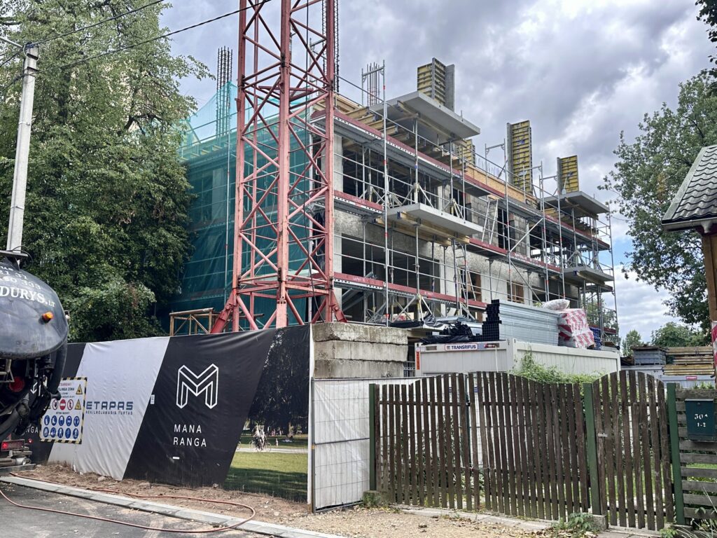 Vingio solo (S. Konarskio g. 30C) - Multi apartment - construction photos