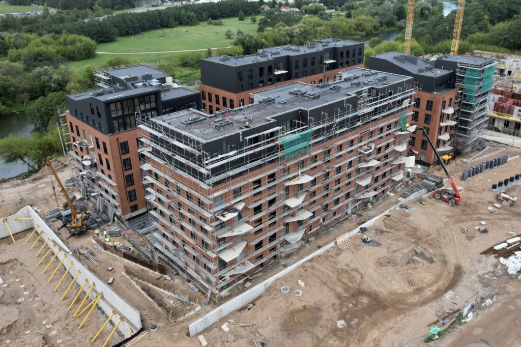 reVINGIS River Space (Geležinio Vilko g. 2) - Multi apartment - construction photos