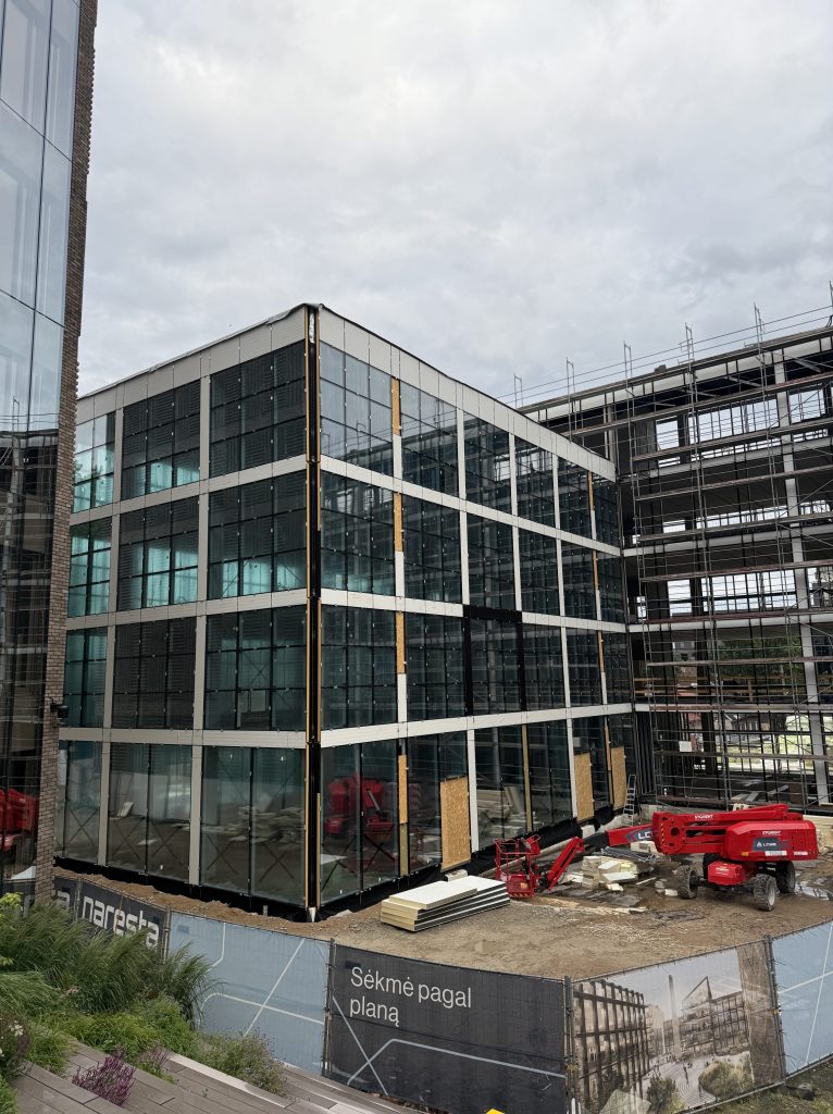 Cyber City 2 etapas (4 korpusas) (Švitrigailos g. 34A) - Office center - construction photos