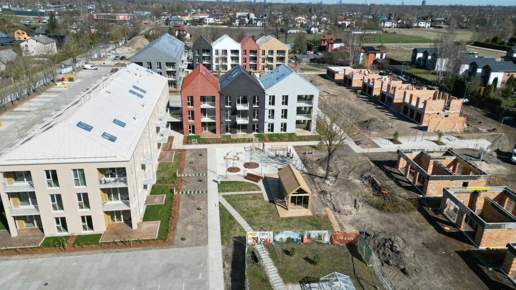 Muuna - 5.kārta (Gaujas iela 5, Mārupe) - Row housing - construction photos