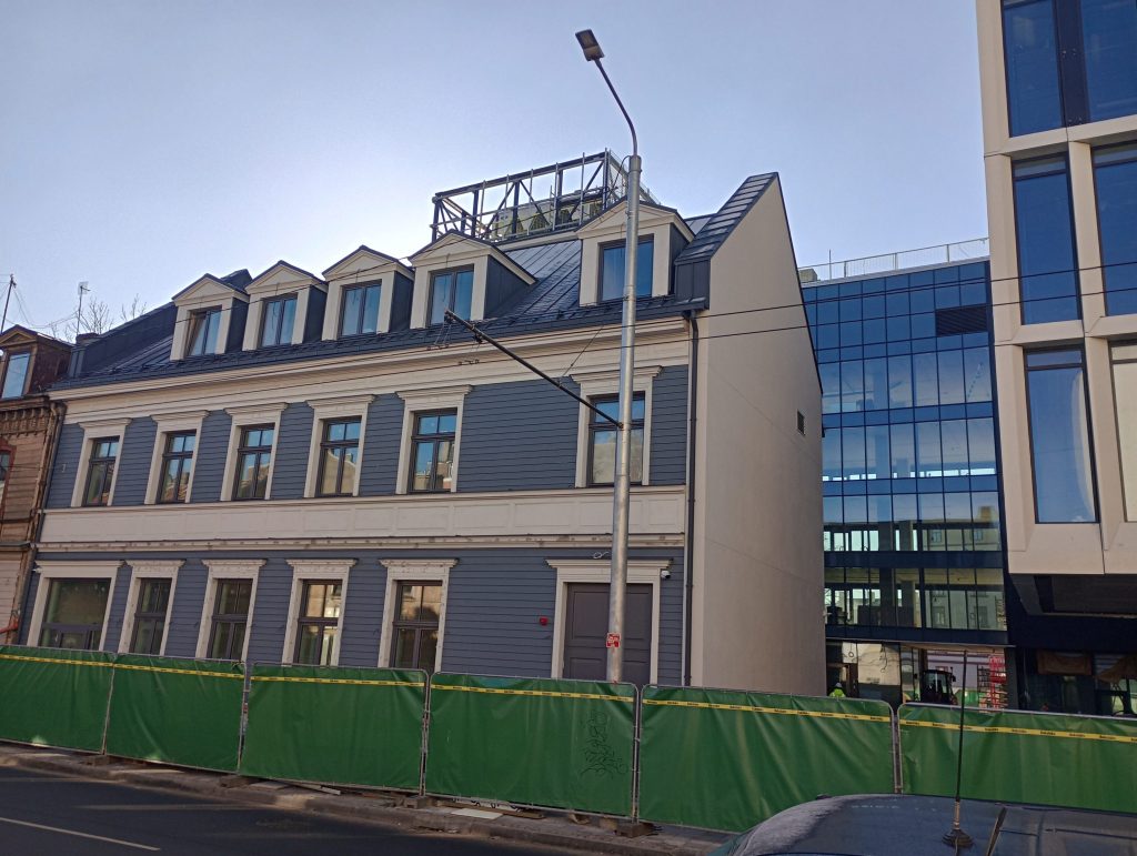 Satekles Business Center (Ernesta Birznieka Upīša iela 2, 4, Dzirnavu iela 106) - Office center - construction photos