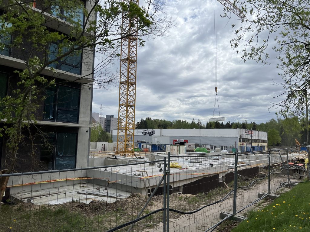 YZY Kartos (Sudervės kel. 3) - Multi apartment - construction photos