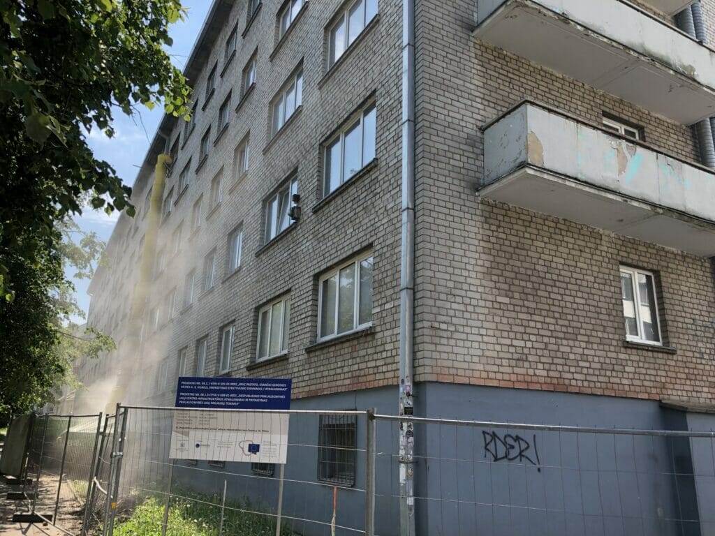 Respublikinio priklausomybės ligų centro rekonstrukcija (Gerosios Vilties g. 3) - Specialized care center - construction photos