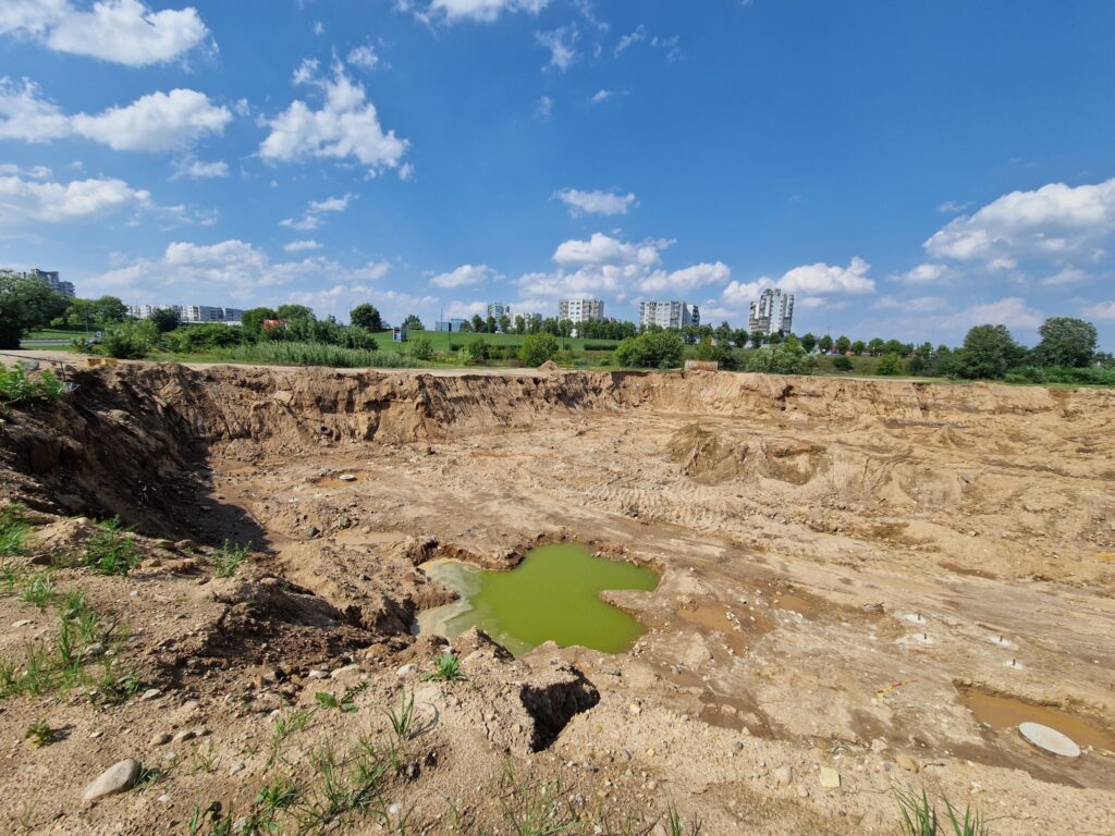 Daugiafunkcis sveikatinimo, ugdymo, švietimo, kultūros ir užimtumo kompleksas 1 etapas (stadionas) (Ozo g. 27) - Stadium - construction photos