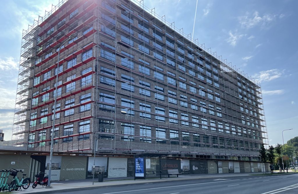 Sand Offices (Žalgirio g. 114) - Office center - construction photos