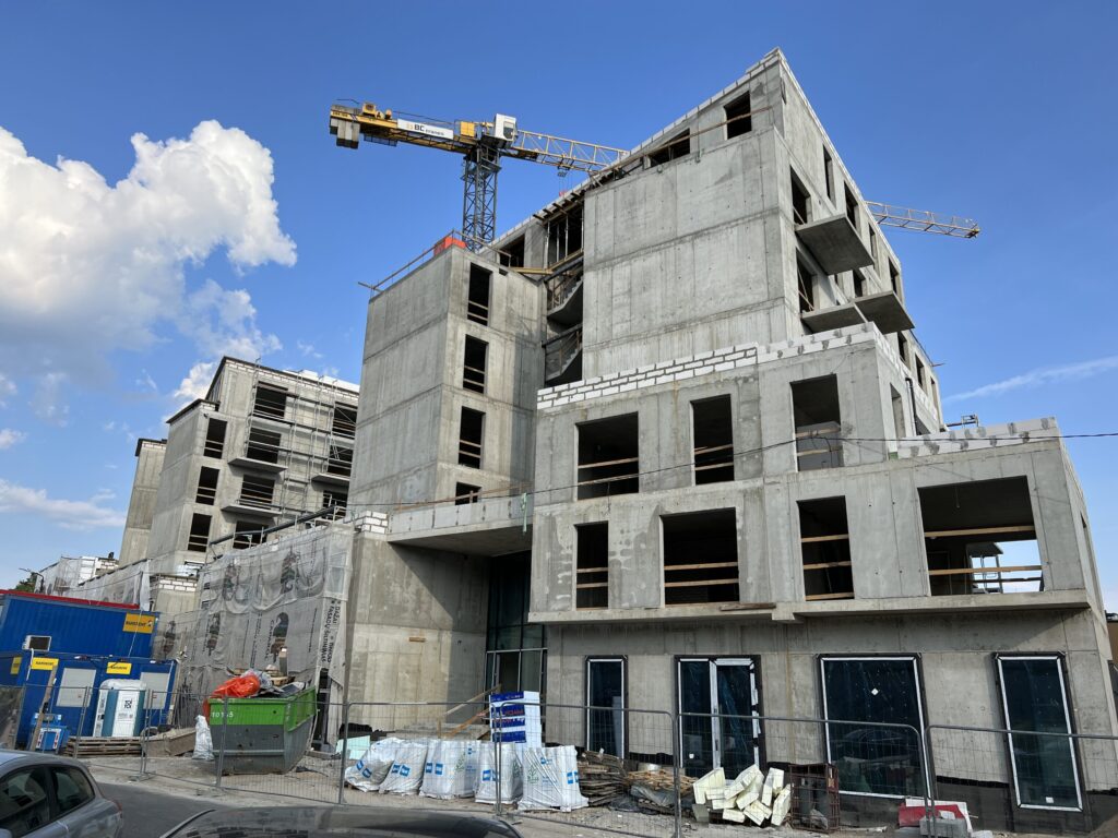 Žvėryno City (Paribio g. 12) - Multi apartment - construction photos