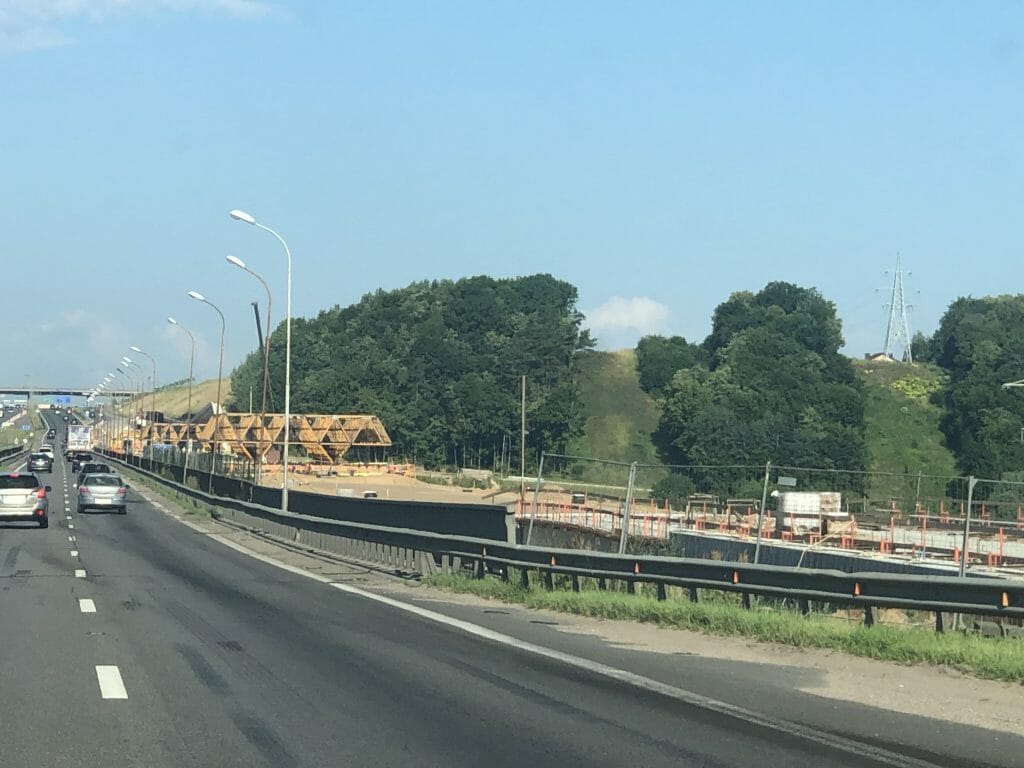 Islandijos pl. Kleboniškio tiltas 1 etapas (Islandijos pl.) - Bridge - construction photos