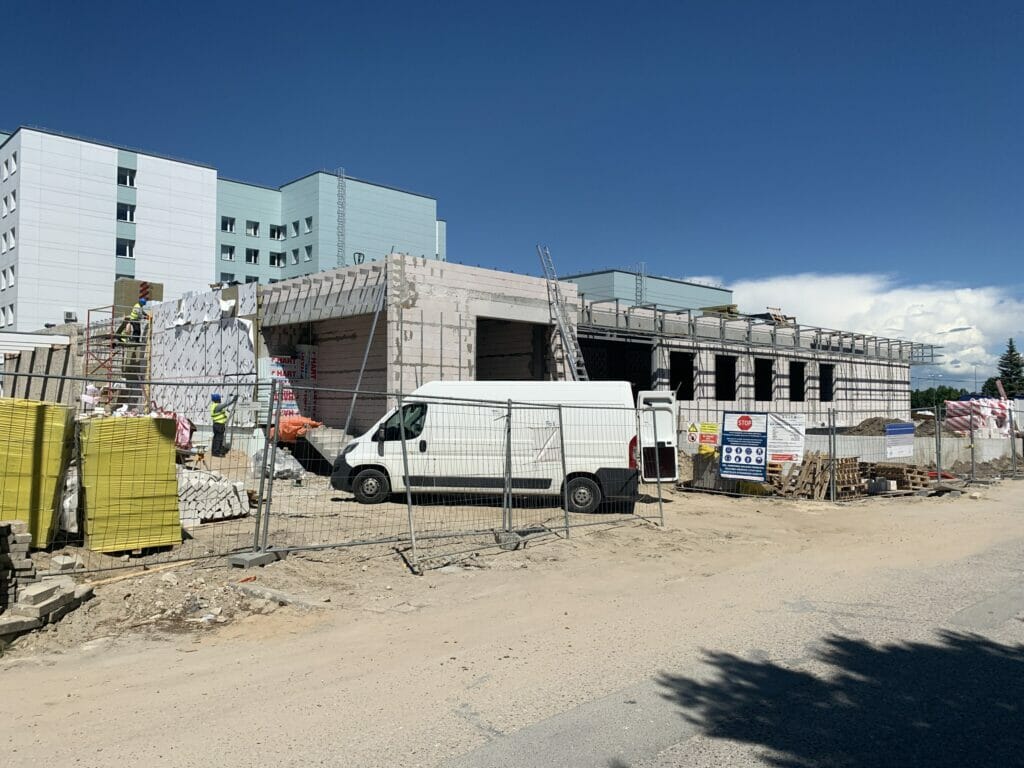 Klaipėdos jūrininkų ligoninės priėmimo – skubiosios pagalbos skyrius (Liepojos g. 45) - Hospital - construction photos