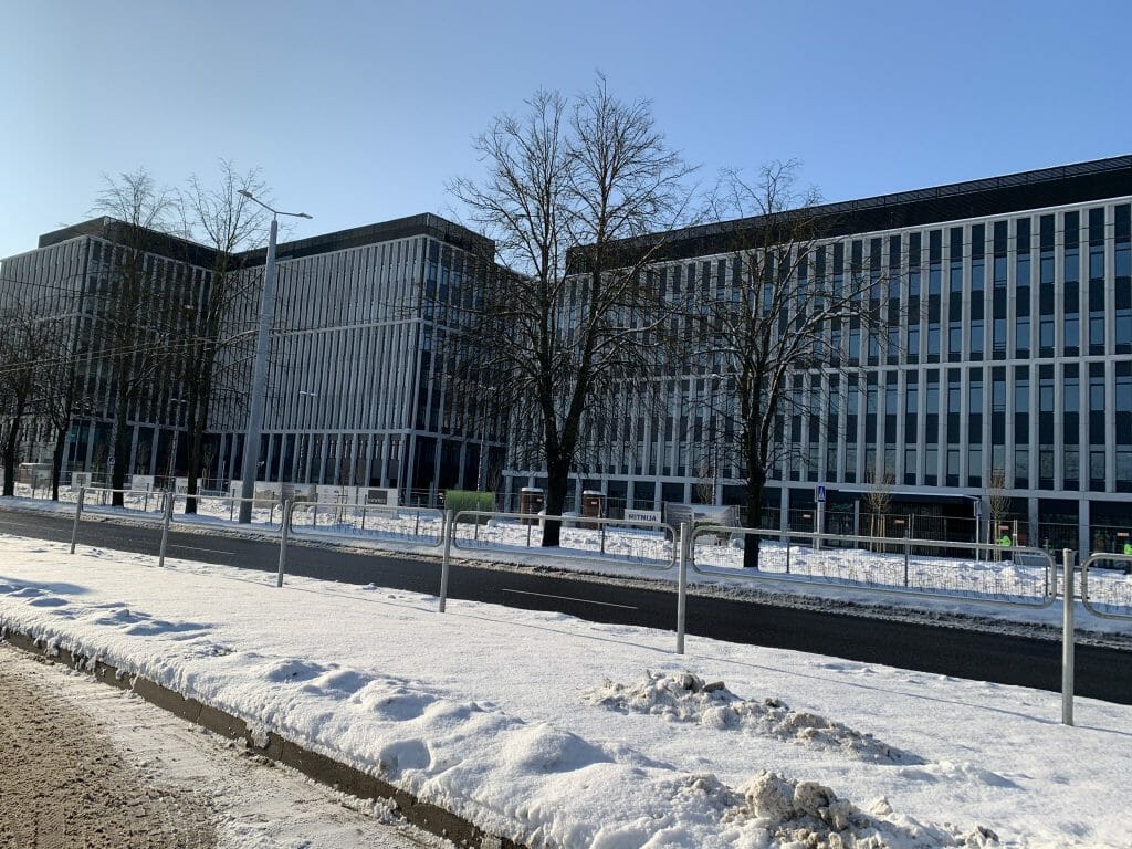 Business Garden Vilnius 1 etapas (Laisvės pr. 10) - Office center - construction photos