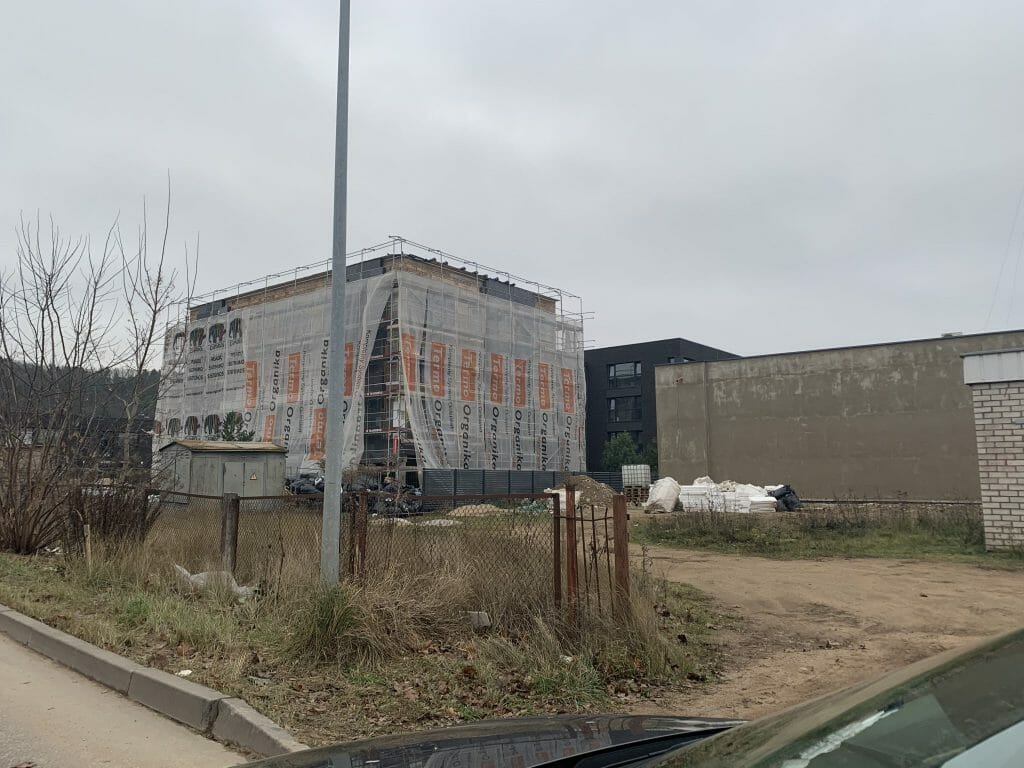 Lampėdžių vilos (Rimties skg. 5, 5A) - Multi apartment - construction photos