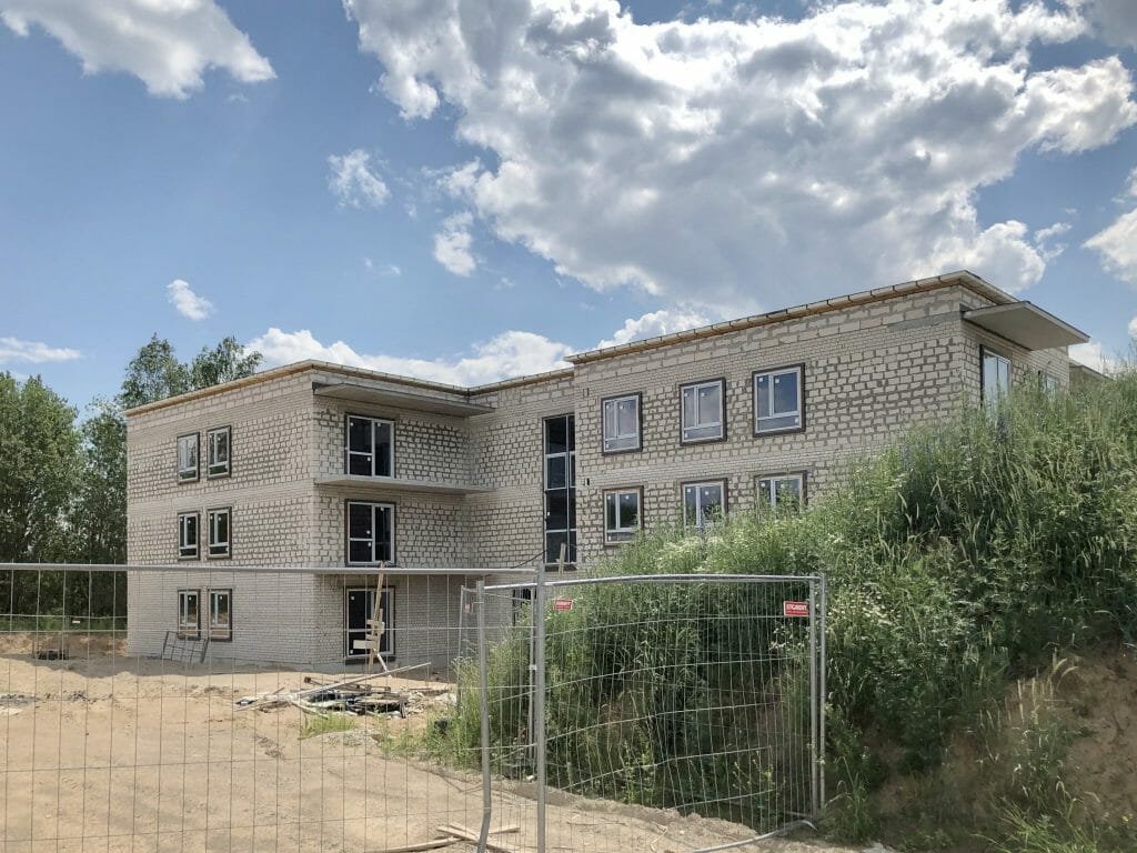 Pilaitės namai (Tilžės g. 47, 53, 55, 57, 59, 60, 61, 63, 65, 67, Gumbinės g. 8, 12, 14, Virbalio g. 4, Tolminkiemio g. 50) - Rindu mājas - būvdarbu attēli