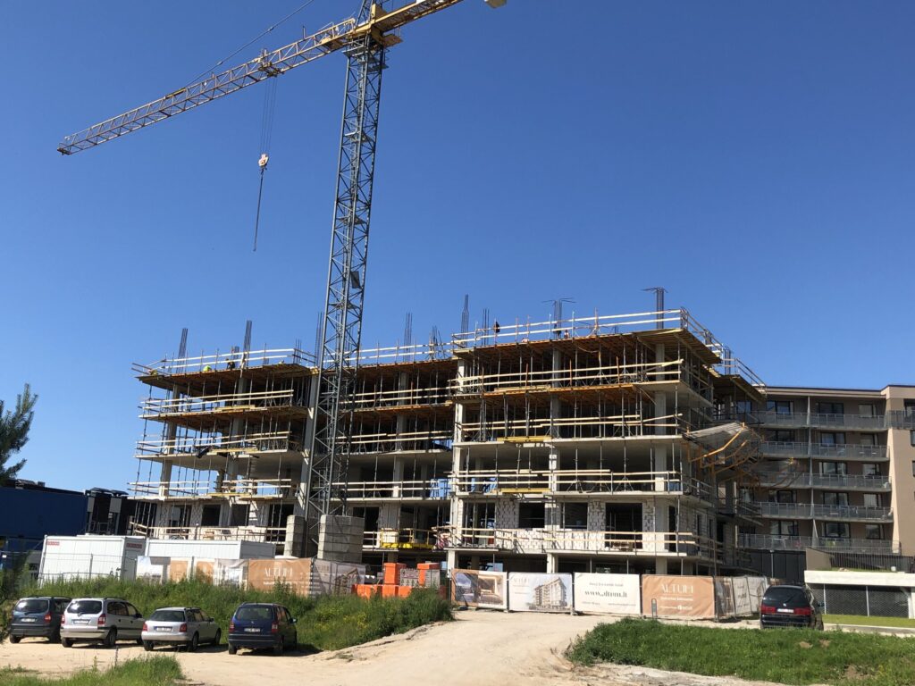 Altum 2 etapas (Karaliaučiaus g. 1) - Daudzdzīvokļu nams - būvdarbu attēli