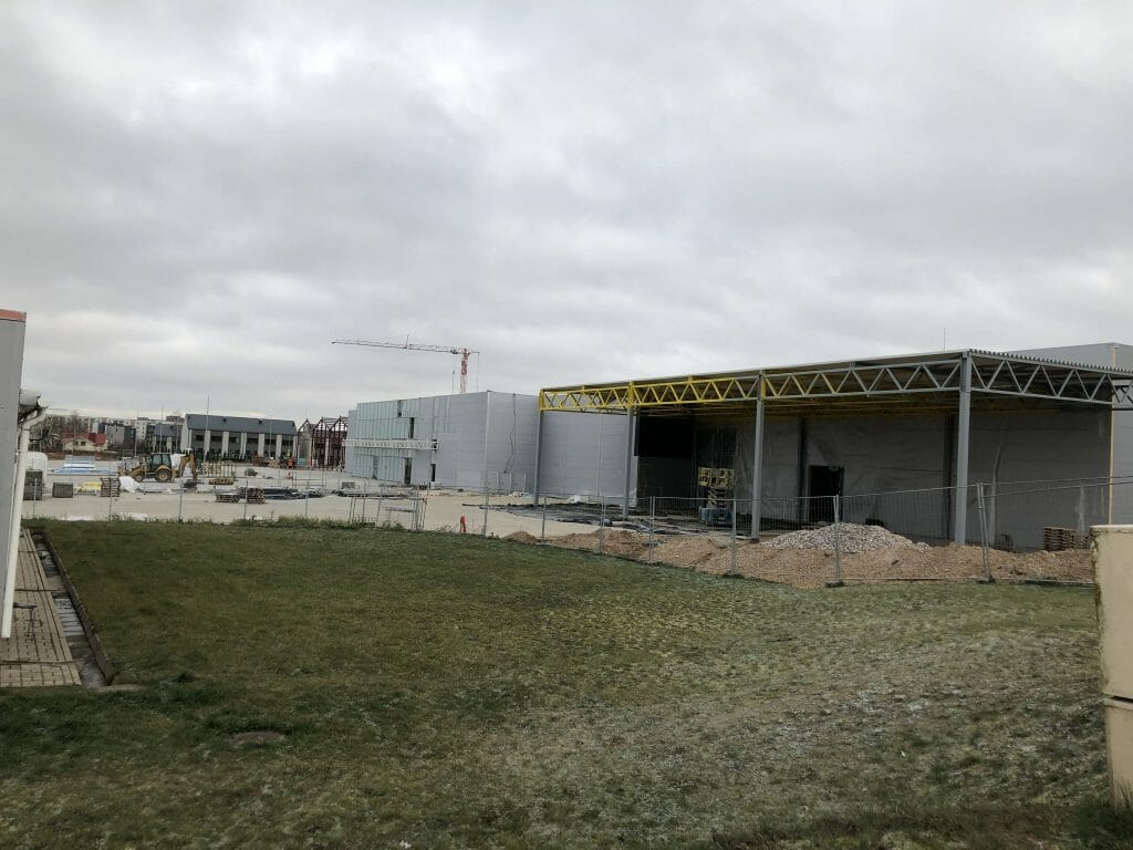 Moki-veži Pilaitė (Pilkalnio g. 3) - Shopping center - construction photos