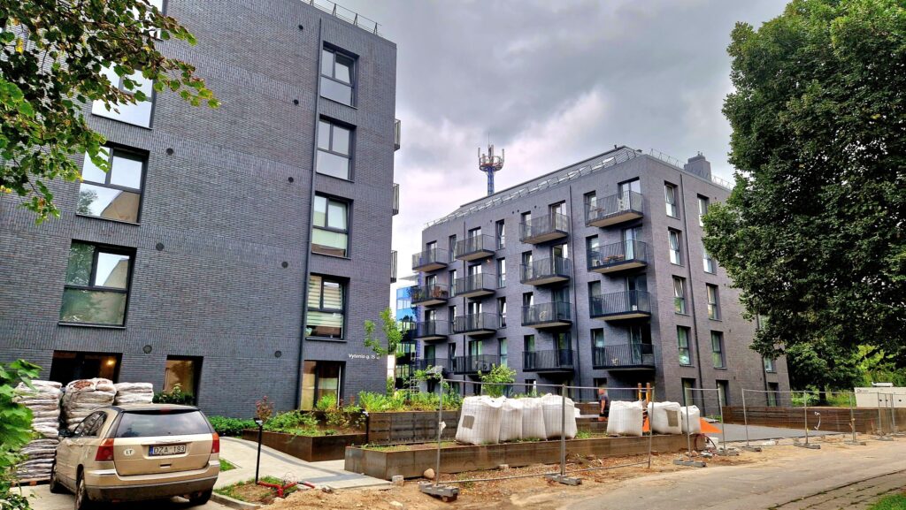 Skvero namai 2 etapas (T. Ševčenkos g. 25) - Hotel, Multi apartment - construction photos