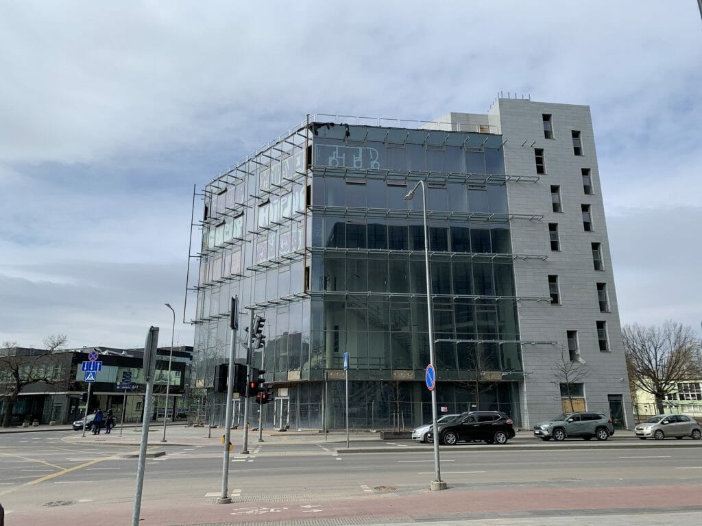 Maskvos kultūros ir verslo centras (A. Juozapavaičiau g. 30) - Office center - construction photos