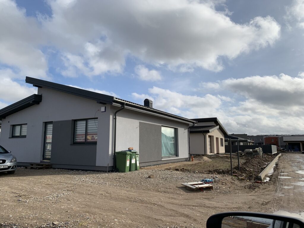 17 perlų (Uždaroji g.) - Private house community - construction photos