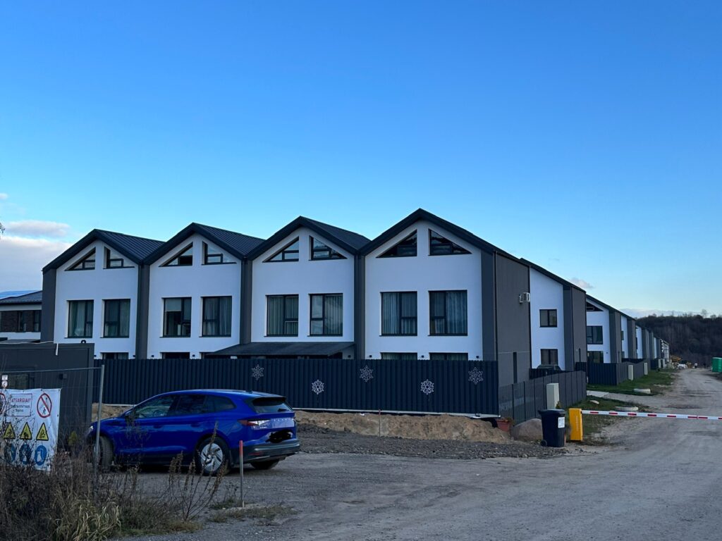 Jokūbo Šimkevičiaus g. kvartalas 2 etapas (Jokūbo Šimkevičiaus g. 10, 12) - Row housing - construction photos