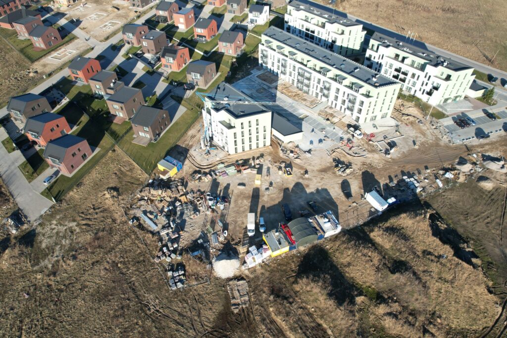 Liepų terasos | 2 etapas (C, D namai) (Arimų g. 66) - Multi apartment - construction photos