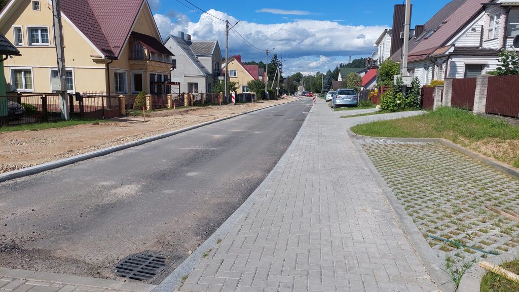 Ramaus eismo Riovonių g. (Riovonių g., Naujoji Riovonių g.) - Street - construction photos