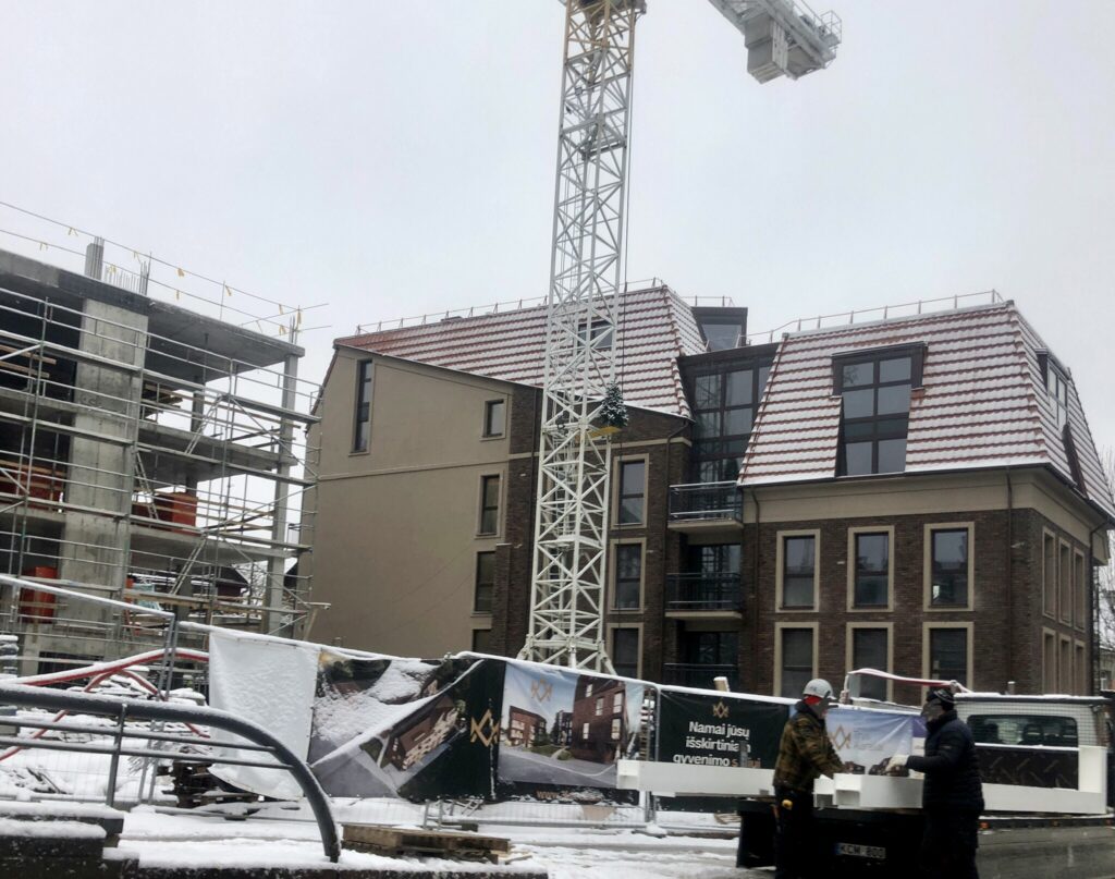 Trys karaliai (Polocko g. 25, 31) - Multi apartment - construction photos