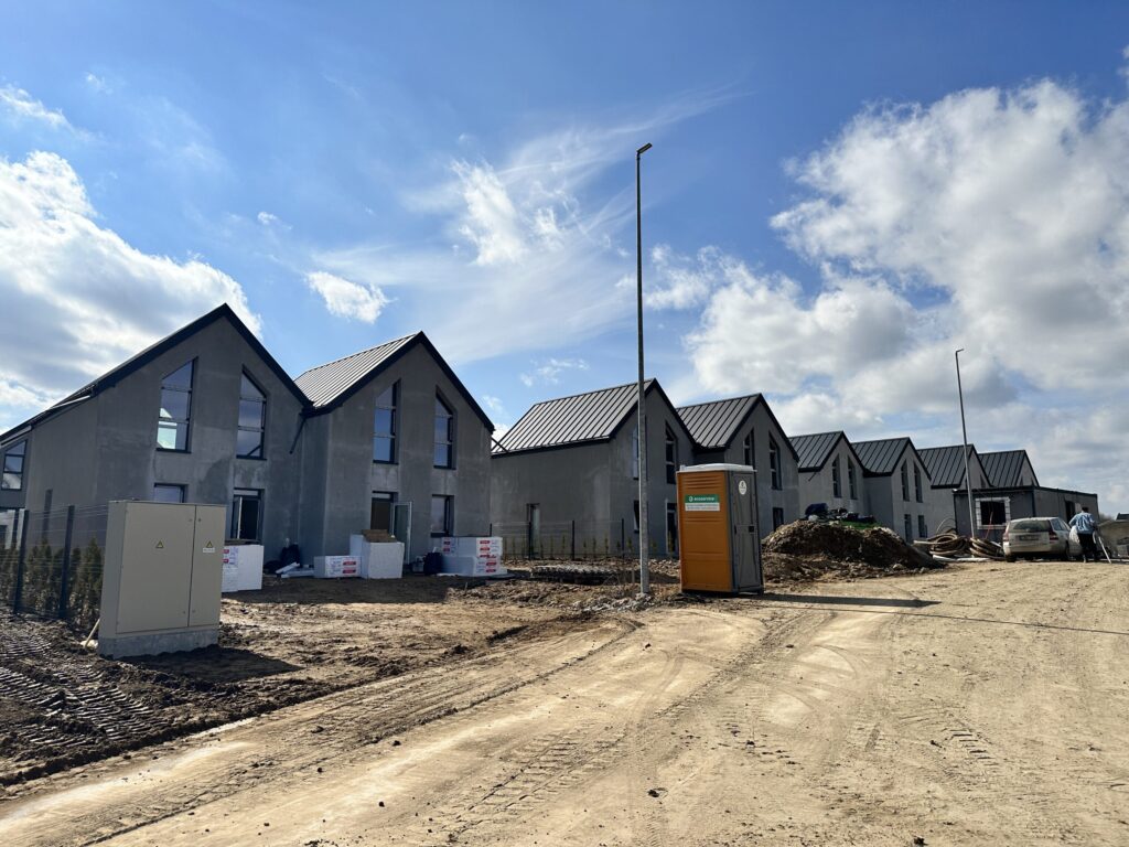 Paluknio kotedžai (Paluknio g. 28, 30, 32, 34, 36, 46, 48, 50, 52, 54) - Row housing - construction photos