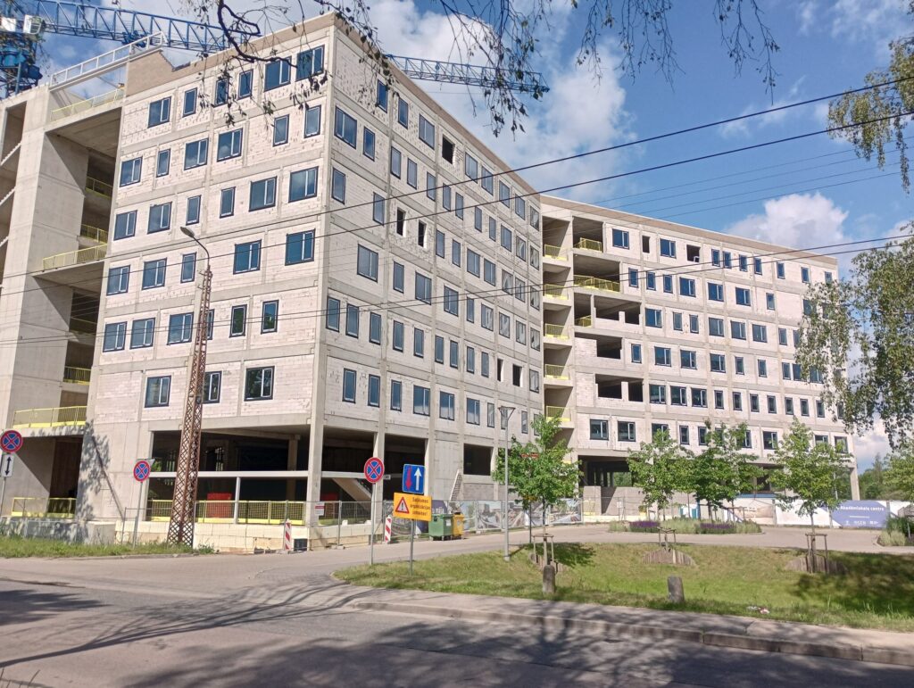 Latvijas Universitātes Akadēmiskais centrs - 3.kārta - Rakstu māja (Jelgavas iela 1) - Higher education - construction photos