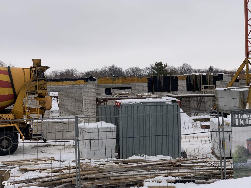 Klaipėdos Holivudas 1 etapas (M, L, K namai) (Kretingos g. 100) - Multi apartment - construction photos