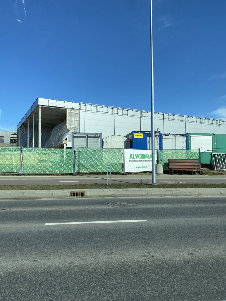 LIDL Liepkalnio g. 102A (Liepkalnio g. 102A) - Food store - construction photos